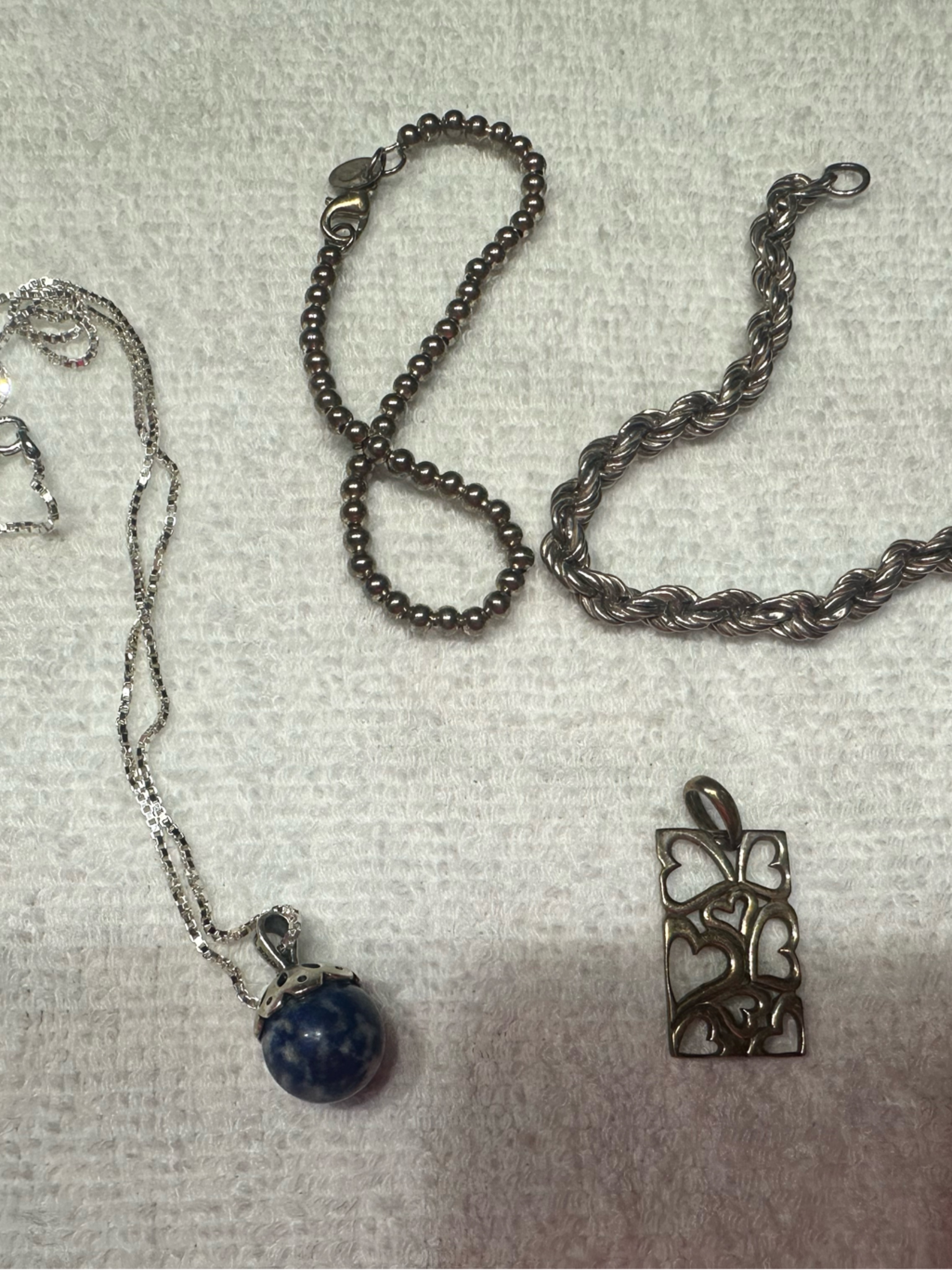 Silver Jewelry Lot